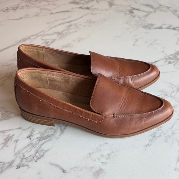 AEROSOLES Classic Tan Leather Loafers - Picture 4 of 5